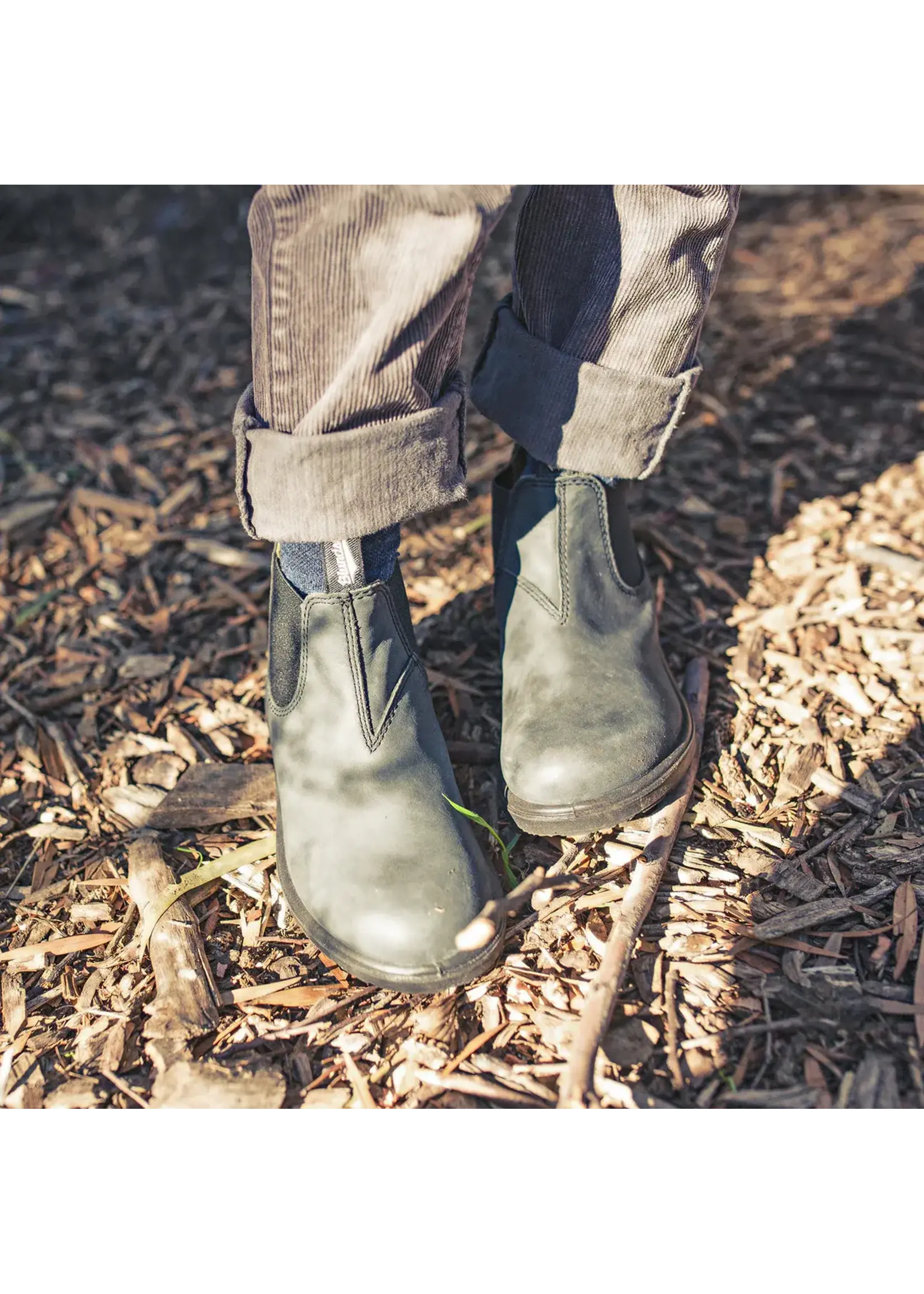 Blundstone 1325 KIDS RUSTIC BLACK KID'S BLUNDSTONE LEATHER BOOT