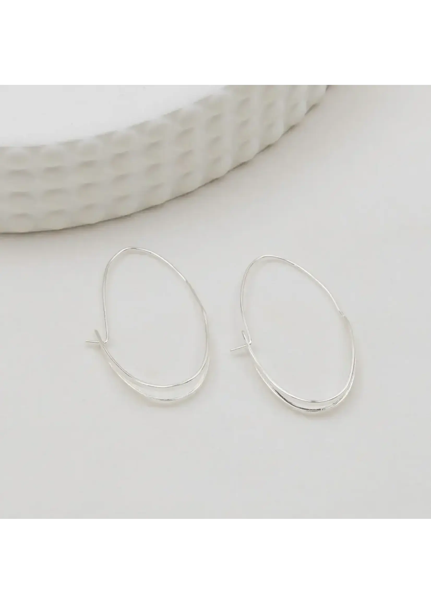 Glee Zara Hoop Earrings - Hypoallergenic, Antitarnish