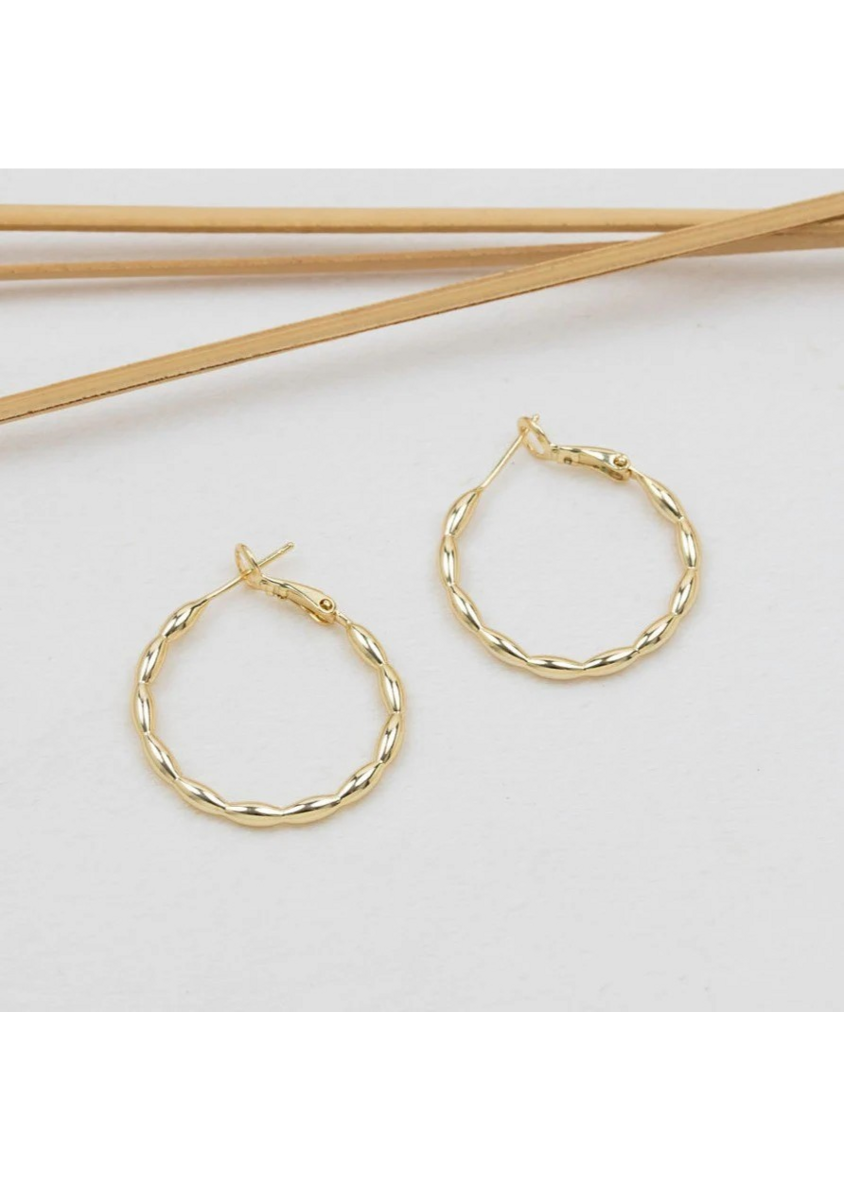Glee Effortless Hoop Earrings - Hypoallergenic, Antitarnish