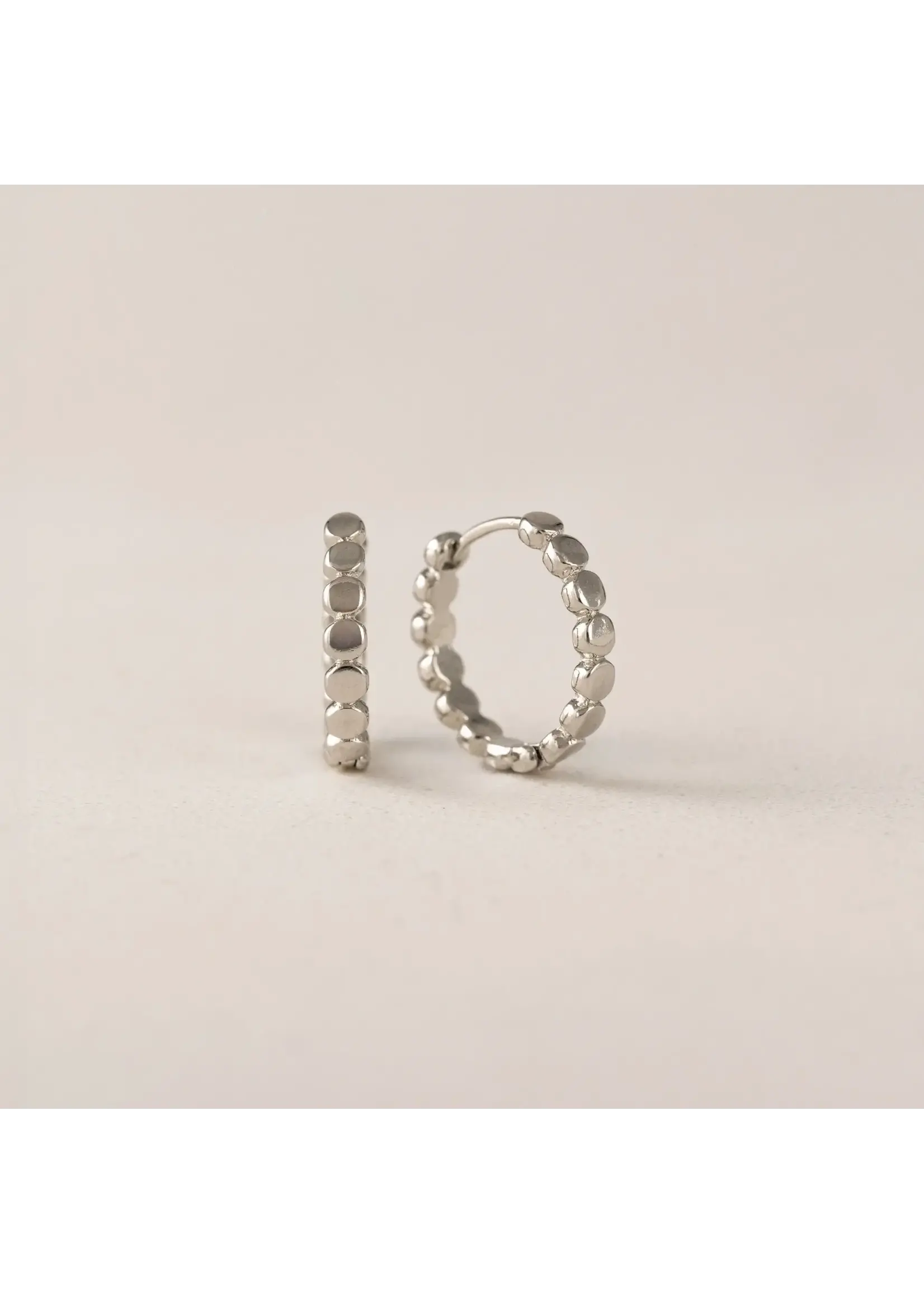 Lover's Tempo CLEO HOOP EARRING - 15mm, STERLING POST