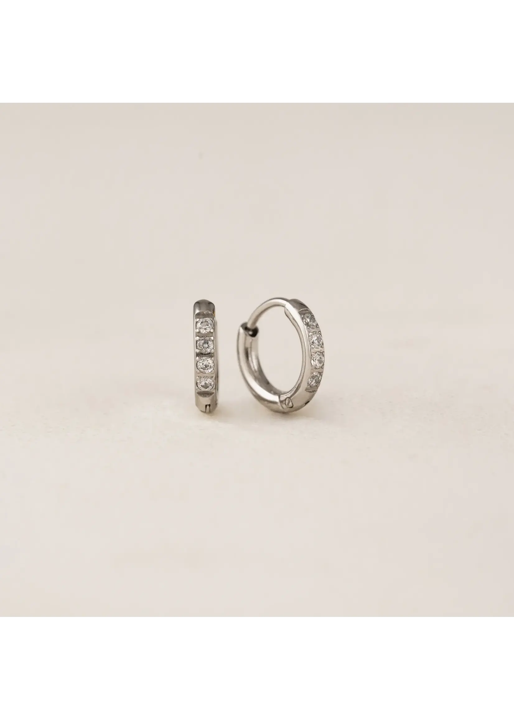 Lover's Tempo EVIE EARRINGS - 10mm, SILVER, WATERPROOF