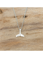 Glee WHALE TAIL PENDANT (SMALL) - SILVER PLATED