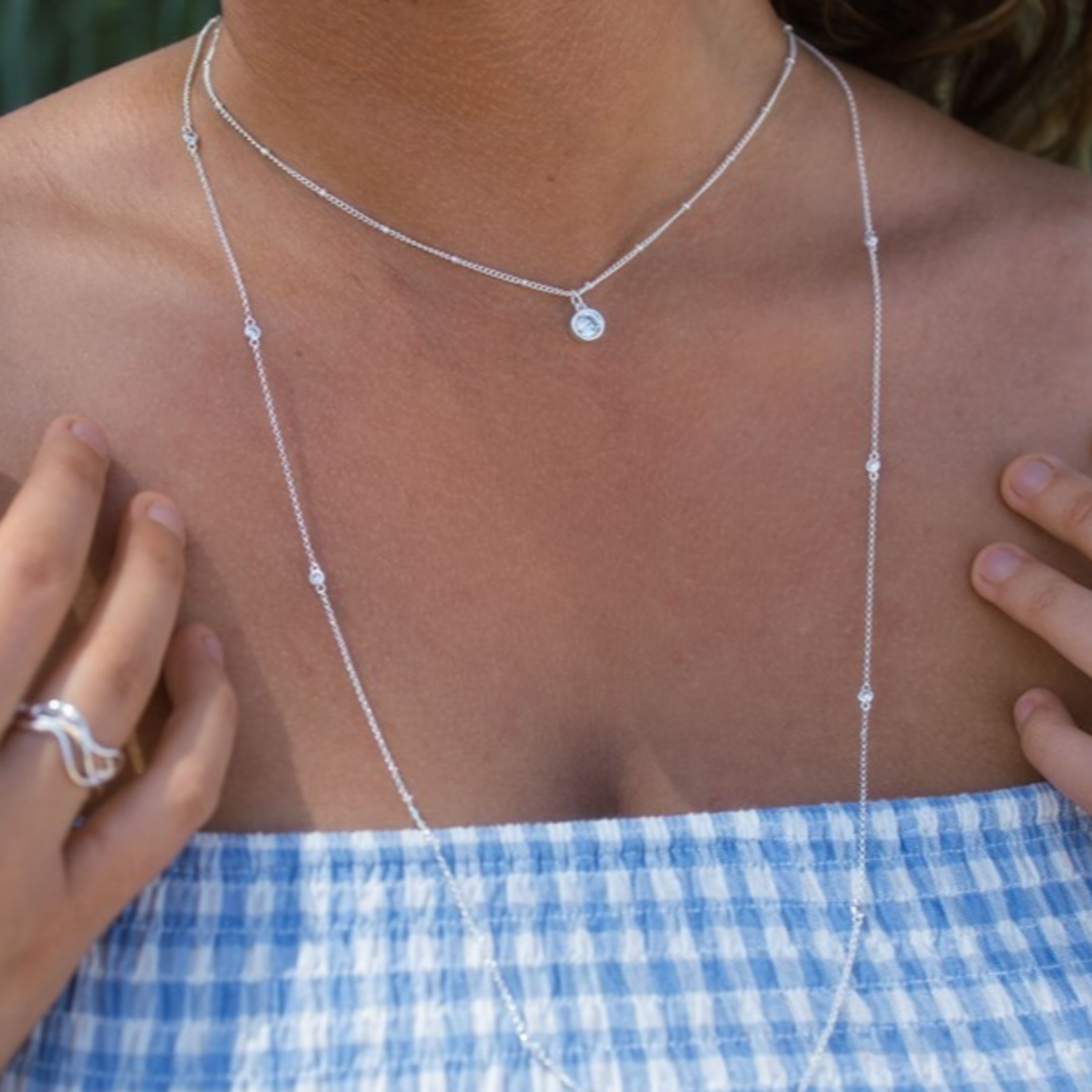 Glee LUSTER SIMPLE NECKLACE- 17"-20"