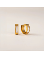 Lover's Tempo TOFINO HUGGIE HOOP EARRINGS - 13mm, 18K GOLD PVD, WATERPROOF