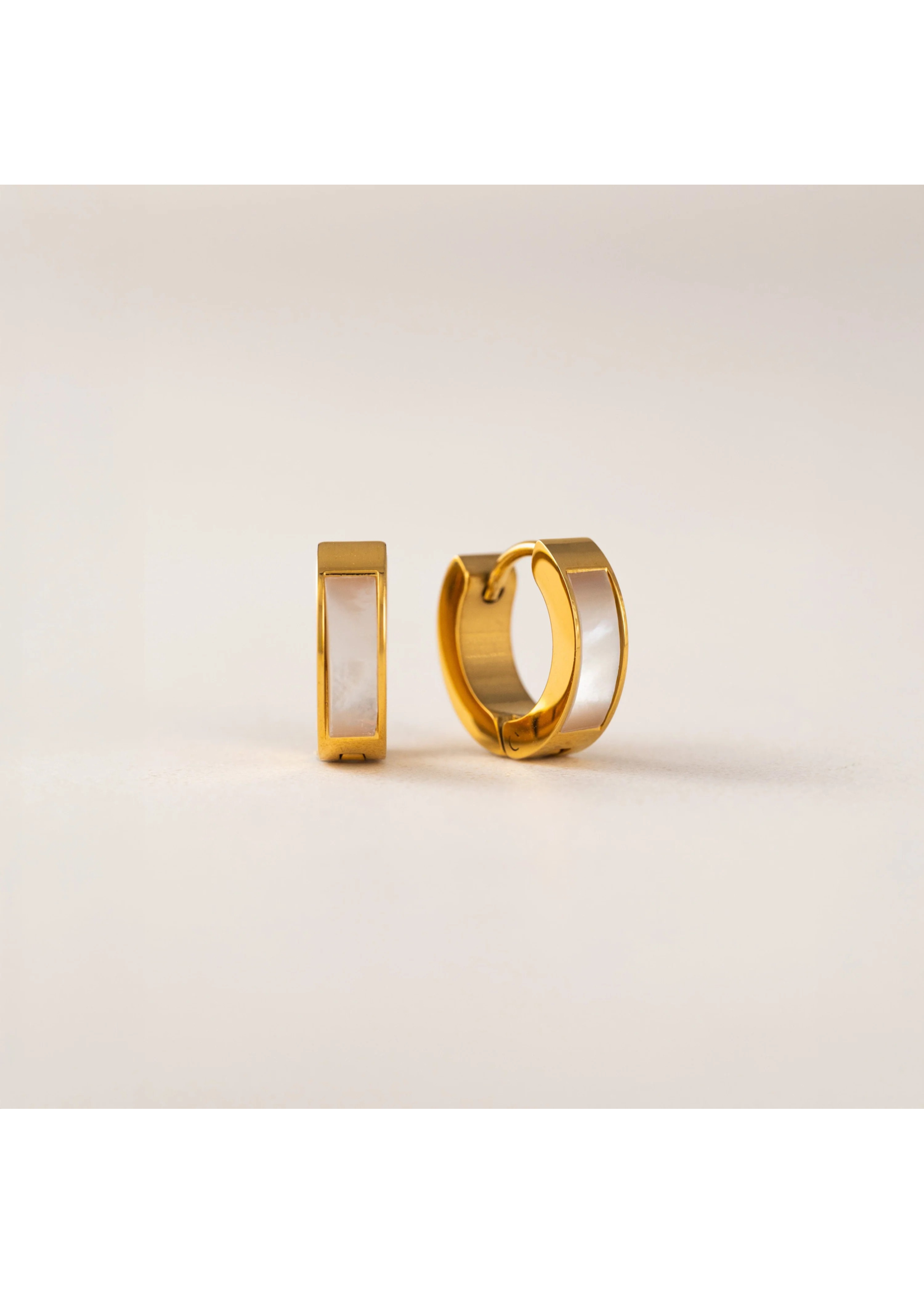 Lover's Tempo TOFINO HUGGIE HOOP EARRINGS - 13mm, 18K GOLD PVD, WATERPROOF