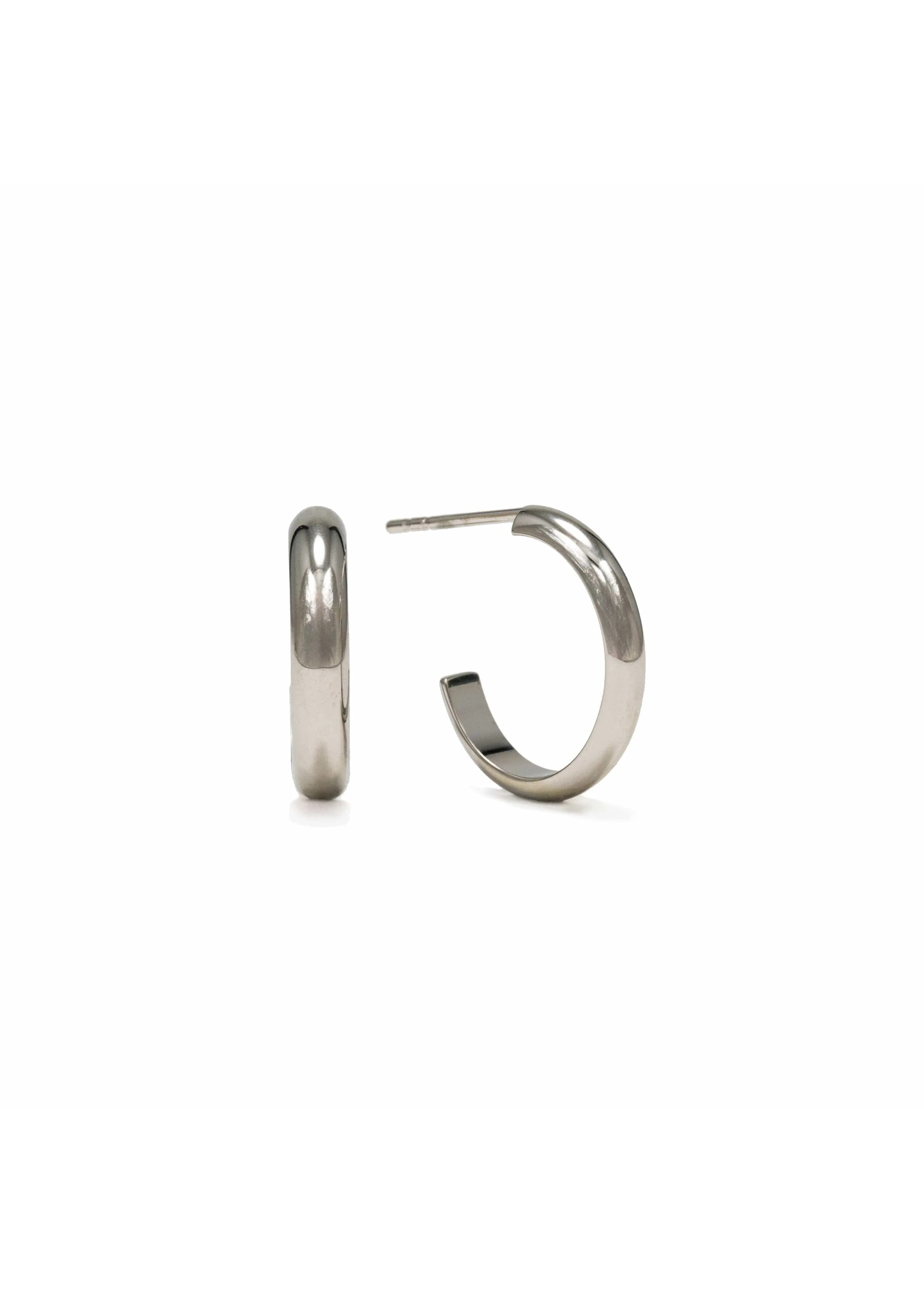 Lover's Tempo SYLVIE HOOP EARRINGS - 12mm, SILVER, WATERPROOF, TARNISHPROOF