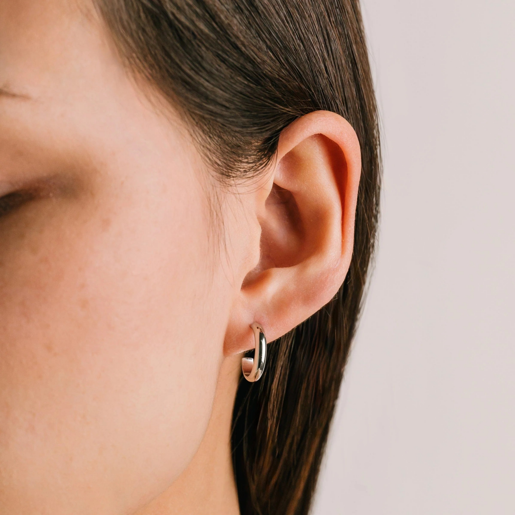 Lover's Tempo Sylvie Hoop Earrings 12mm Silver Waterproof