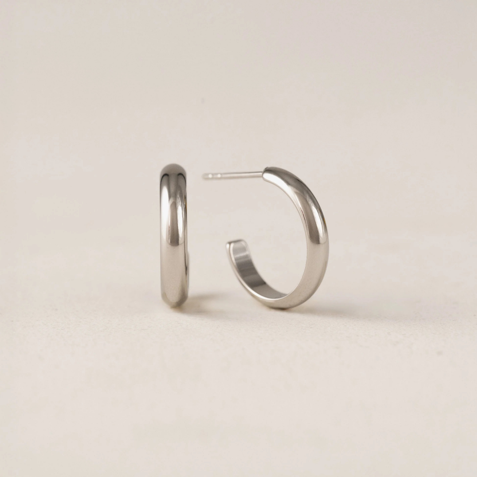 Lover's Tempo Sylvie Hoop Earrings 12mm Silver Waterproof