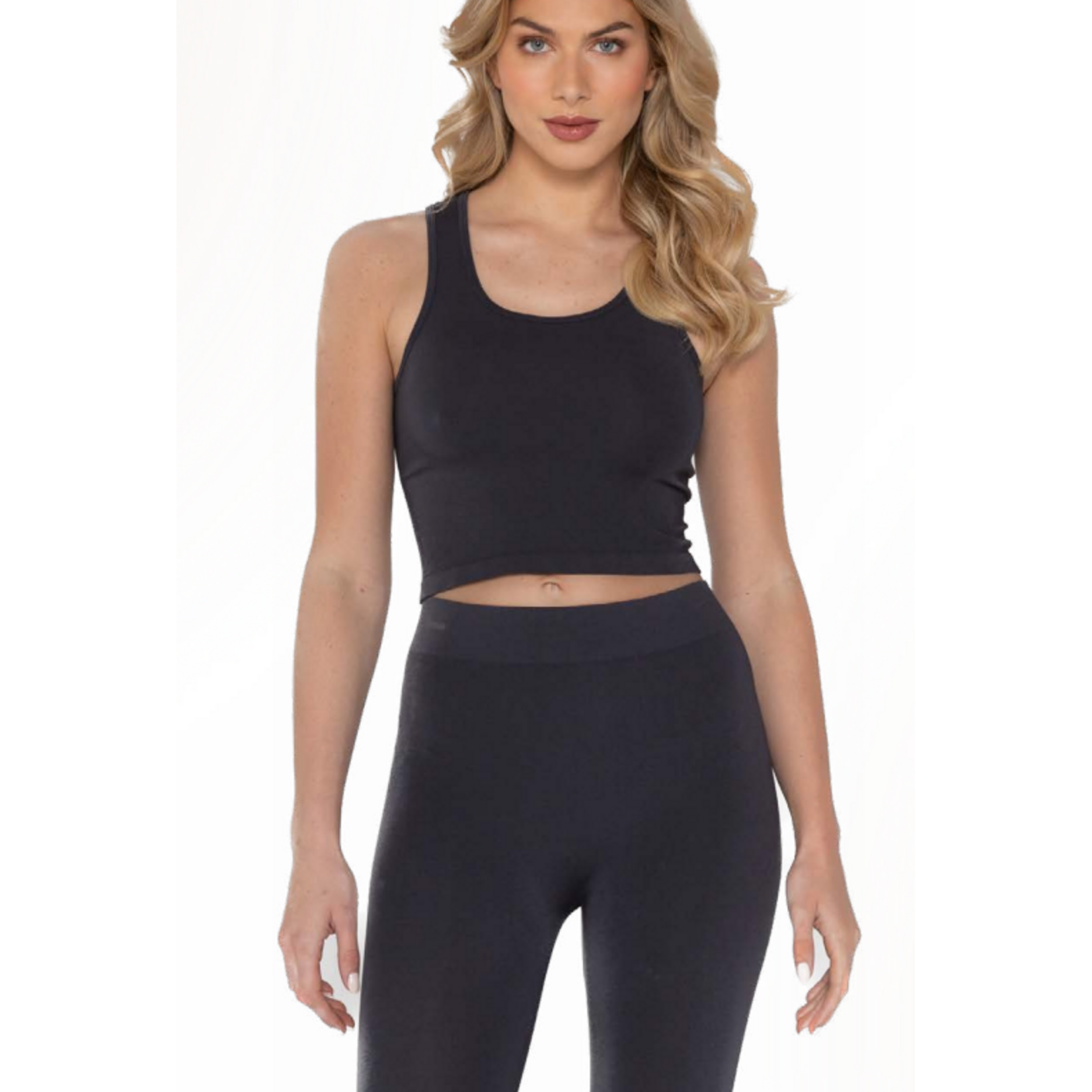 C'est Moi BAMBOO CROP TANK TOP