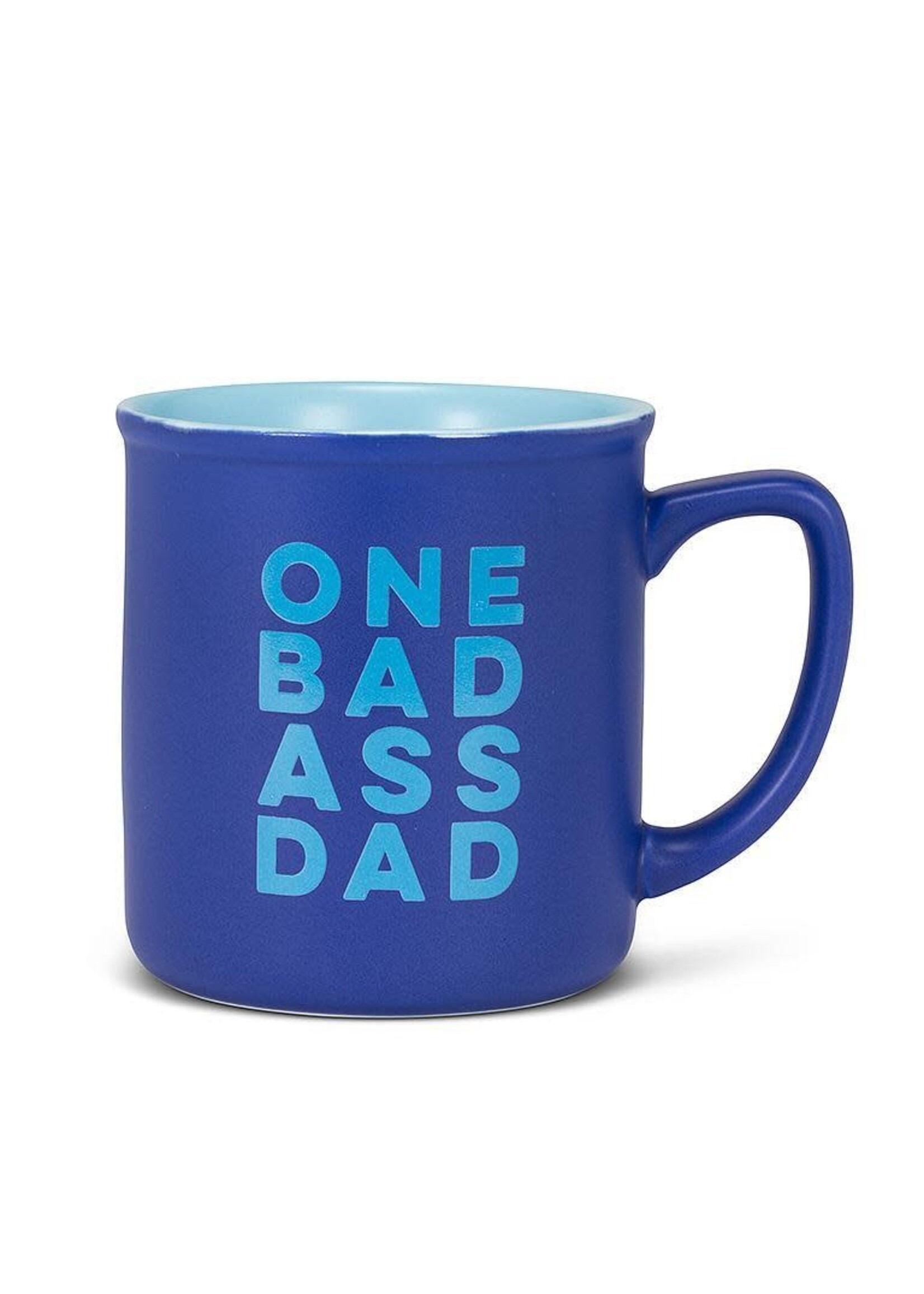ONE BAD ASS DAD MUG - BLUE (15OZ)