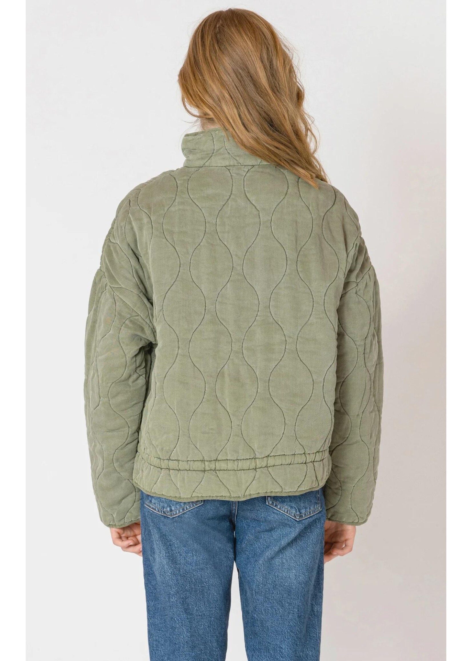 Dex Clothing DRAWSTRING QUILTED JACKET