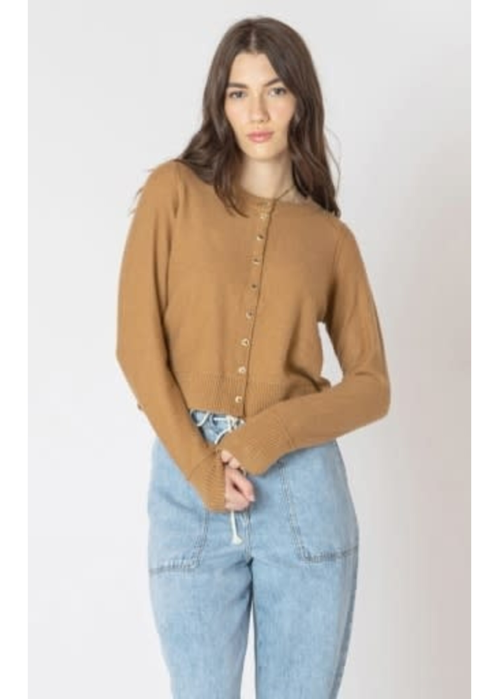 Dex Clothing 2627262 D EASY CREWNECK CARDIGAN