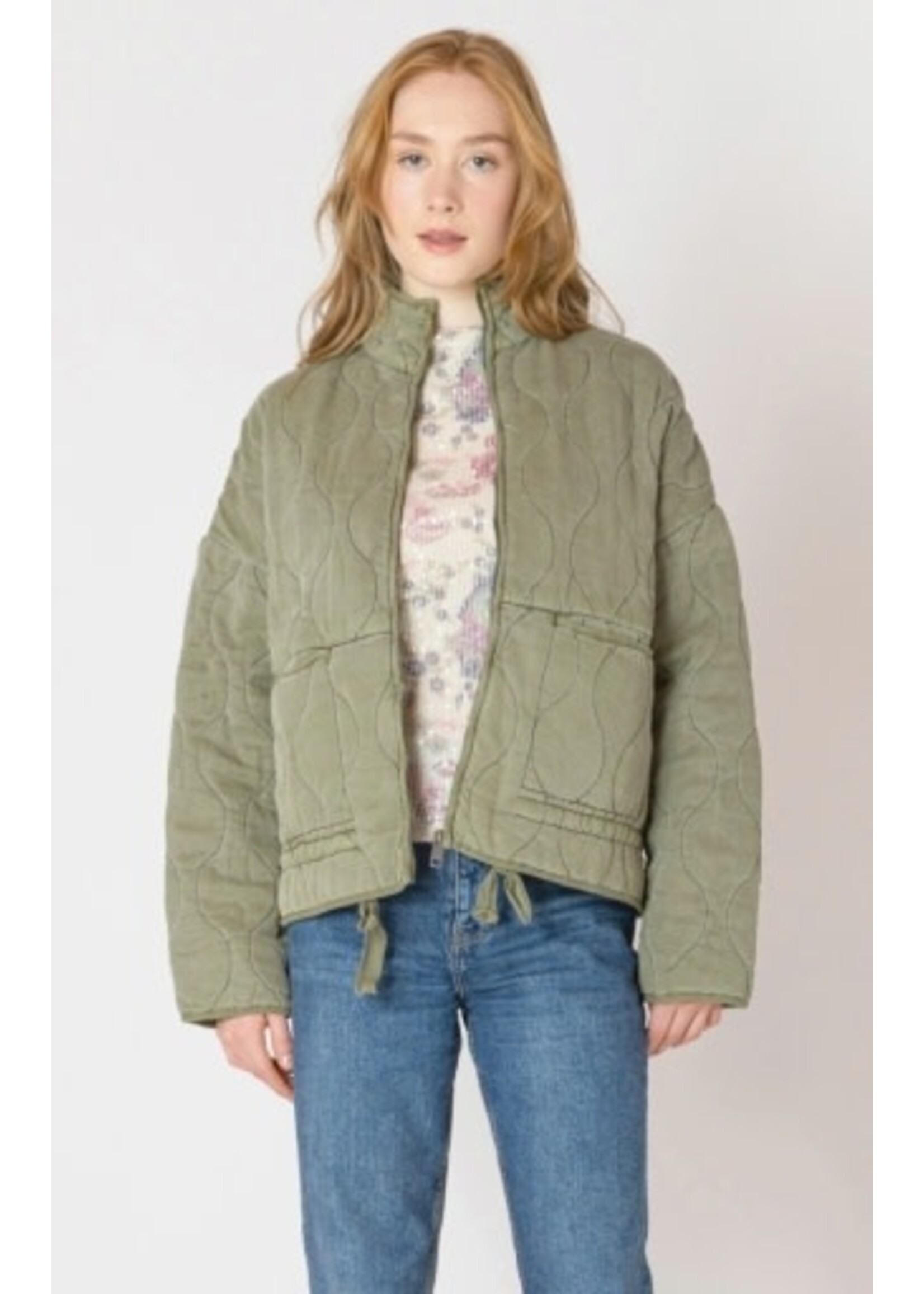 Dex Clothing DRAWSTRING QUILTED JACKET