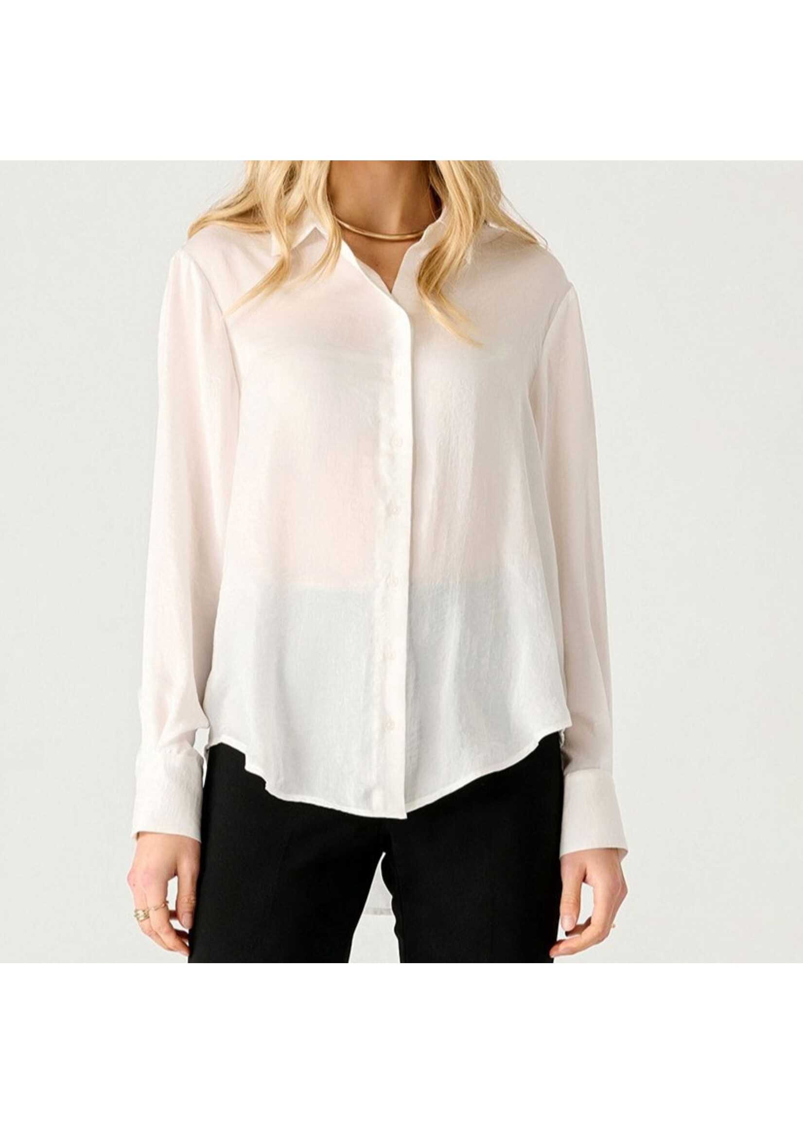 Dex Clothing 2423709 FLOWY SATIN BLOUSE