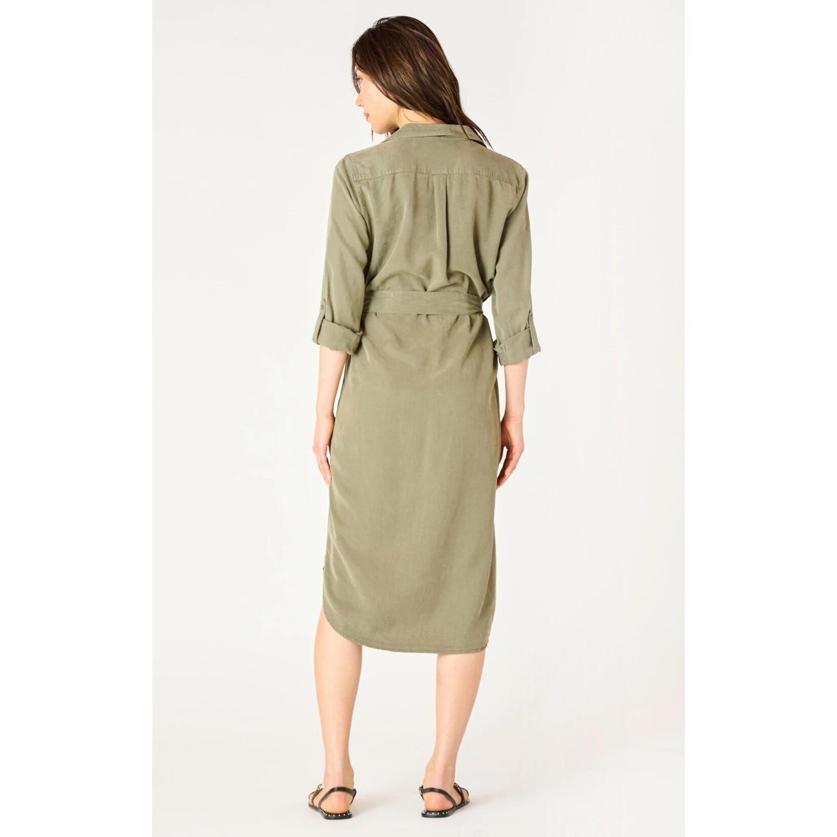 Dex Clothing 2522555 DK - Belted Utility Midi Dress