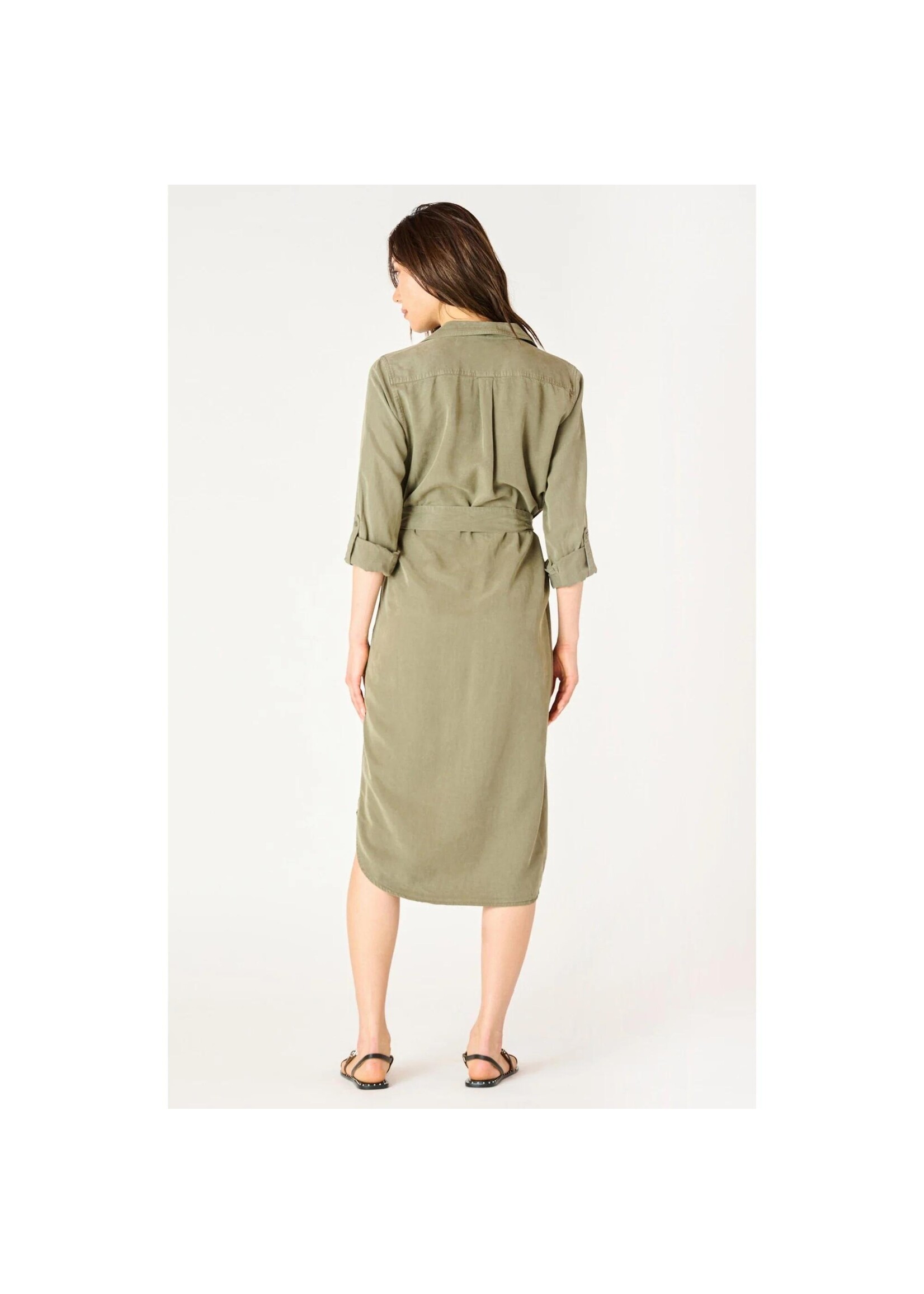 Dex Clothing 2522555 DK BELTED UTILITY MIDI DRESS