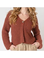 Dex Clothing SINGLE BUTTON CARDIGAN