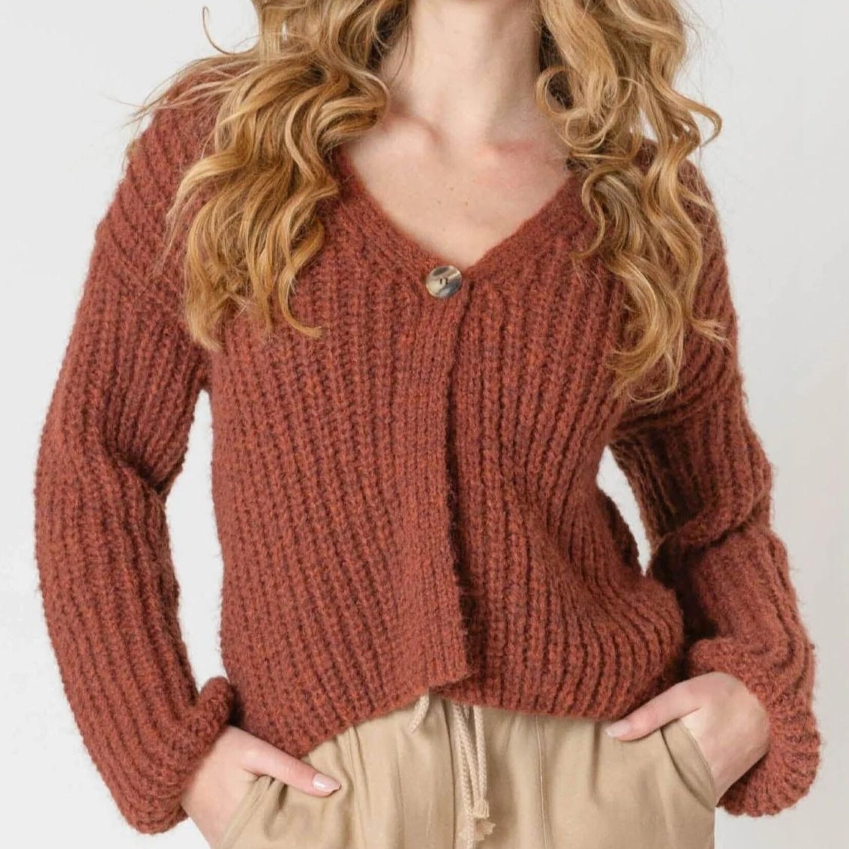 Dex Clothing 2627256 - Single Button Cardigan