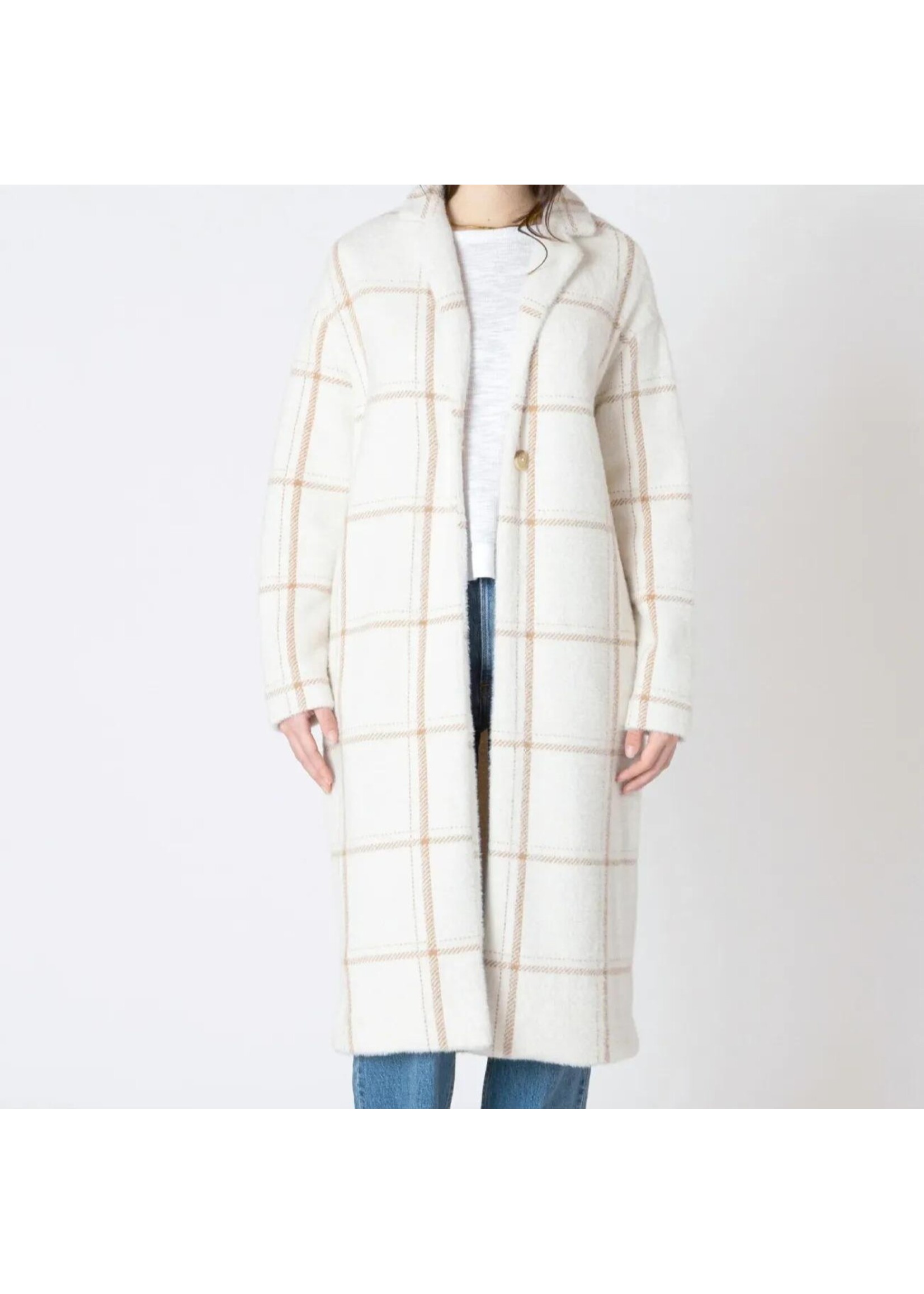Dex Clothing FINAL SALE-2629009 LONGLINE SOFT SWEATER COAT