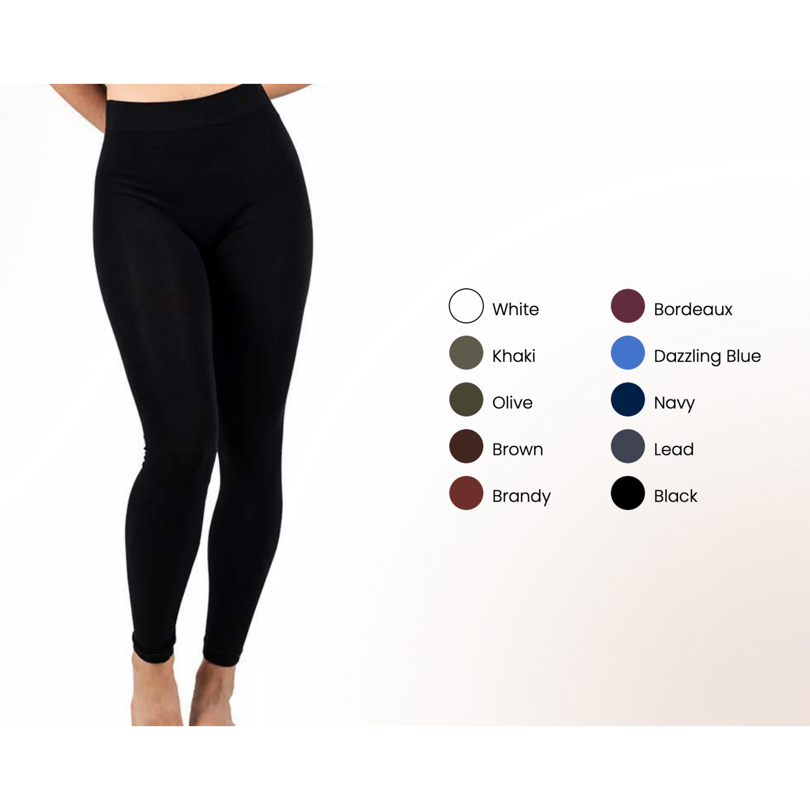 C'est Moi BAMBOO FULL LENGTH, HIGH WAIST LEGGING-BAMBOO-ONE SIZE