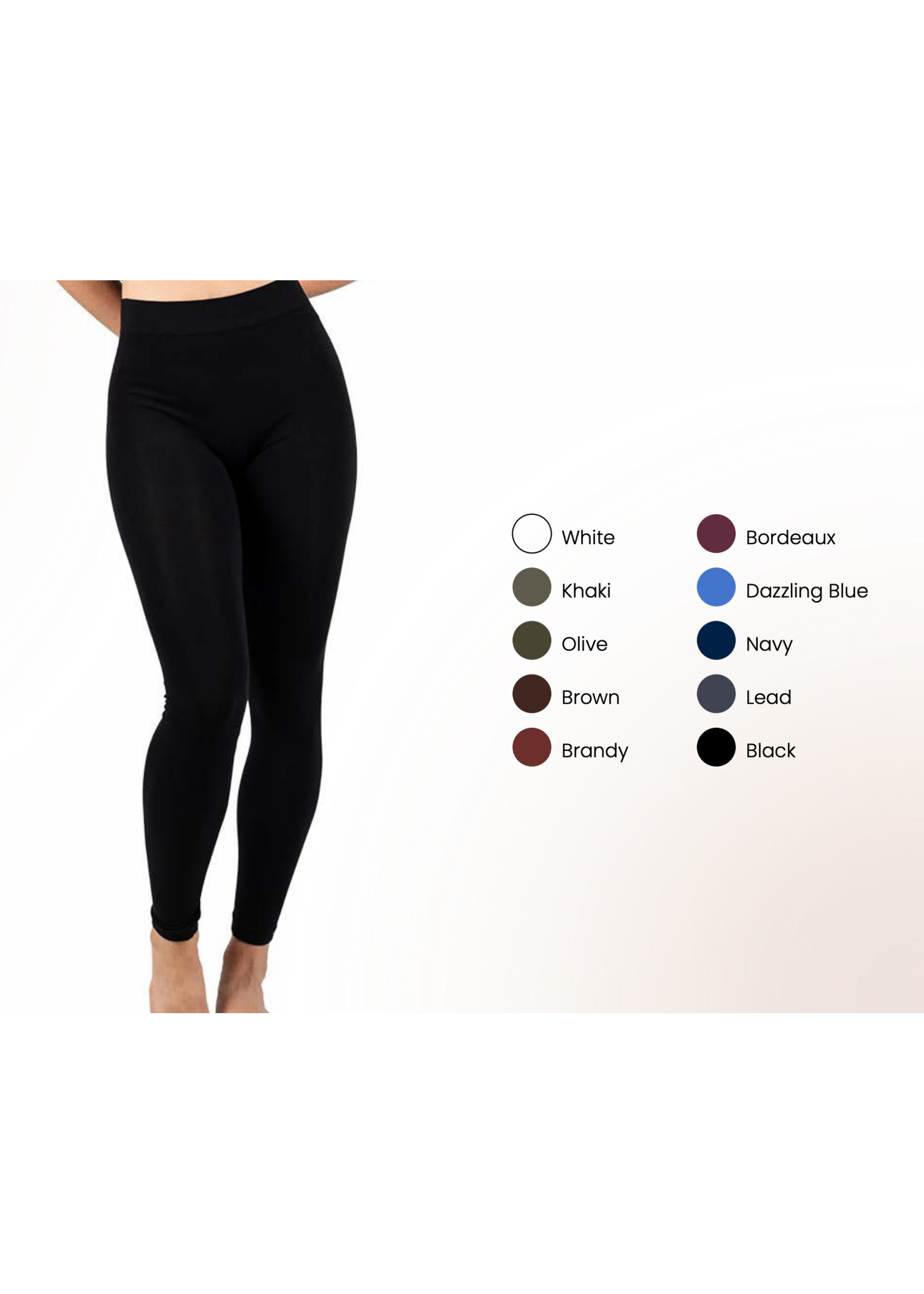 C'est Moi BAMBOO FULL LENGTH, HIGH WAIST LEGGING-BAMBOO-ONE SIZE
