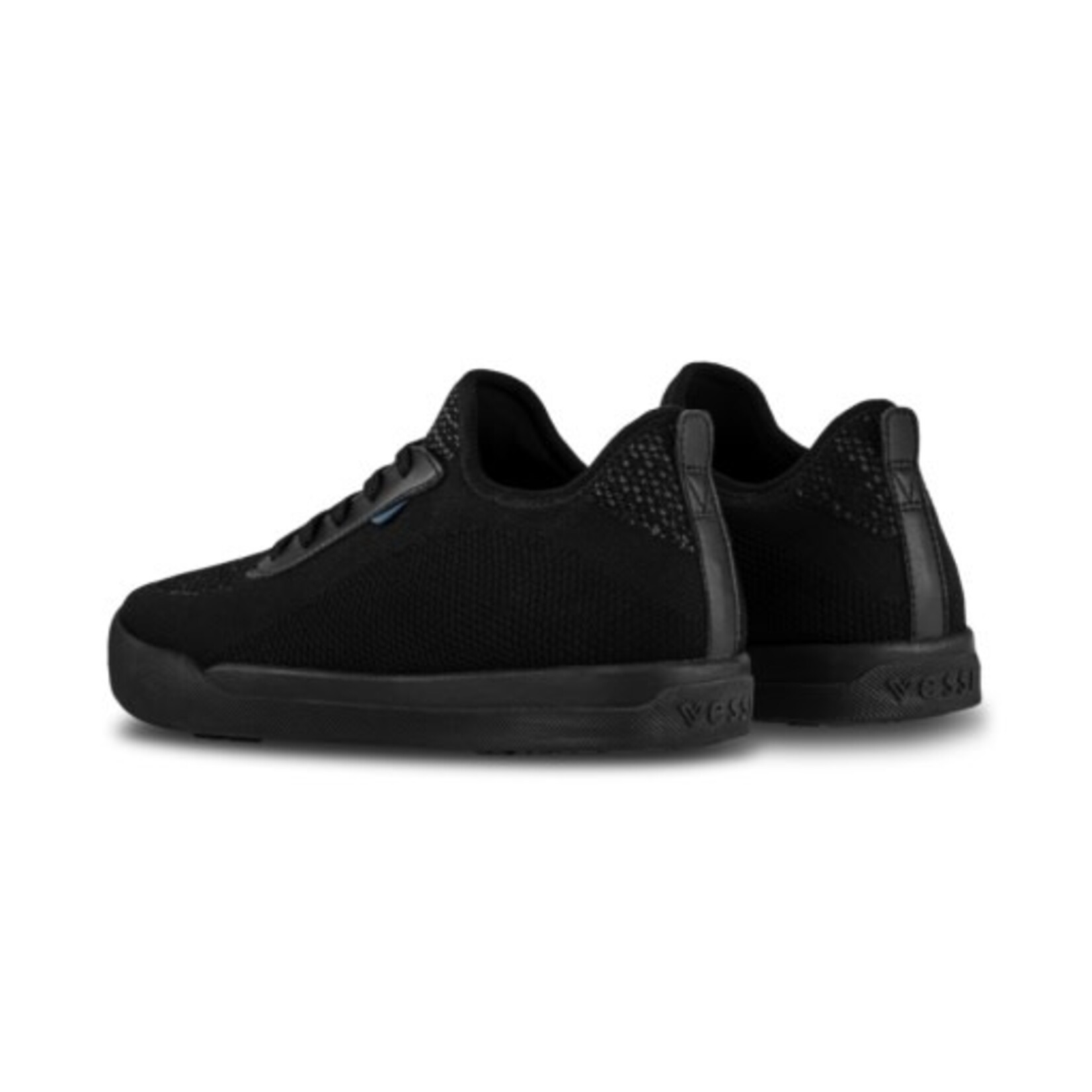 Vessi Footwear Ltd. MEN'S WEEKEND SNEAKER - ASPHALT BLACK ON BLACK