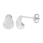 STUDIO MELTED DROP EARRING- STERLING/GOLD VERMEIL