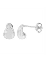 STUDIO MELTED DROP EARRING- STERLING/GOLD VERMEIL