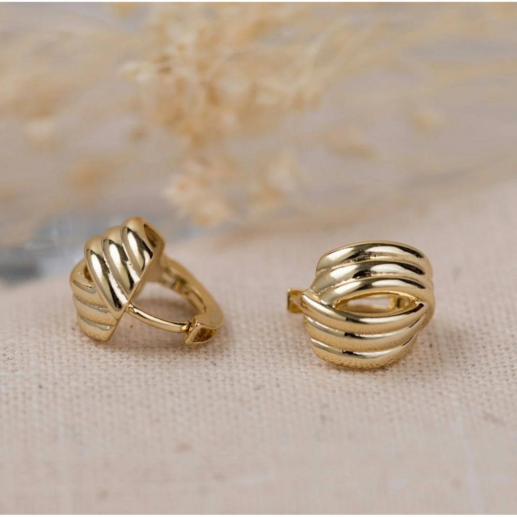 Glee My Crew Hoop Earring - Gold Plated