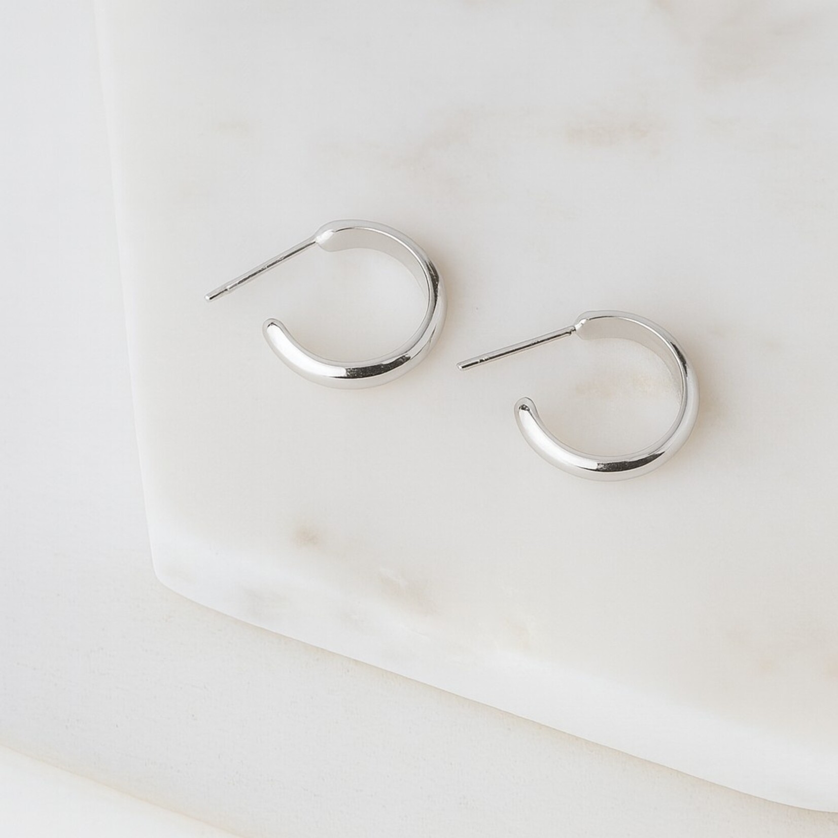 Lover's Tempo Silvia Hoop Earrings - Gold Plated or Silver Plated