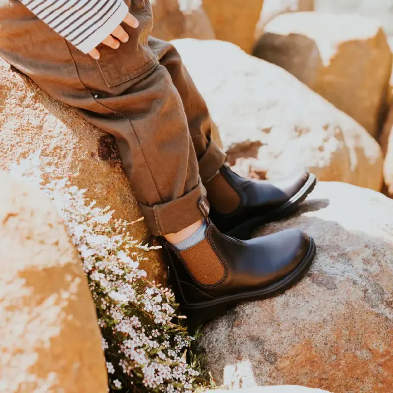 Blundstone 2591 - Kids Blundstone Leather Boot - Brown/Toffee