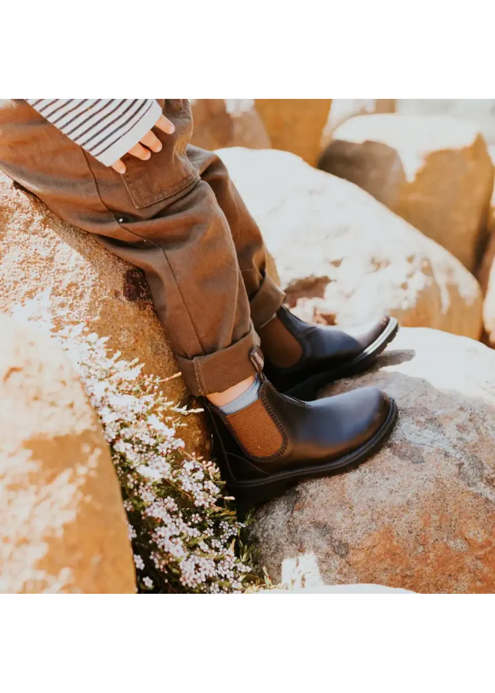 Blundstone 2591 - Kids Blundstone Leather Boot - Brown/Toffee