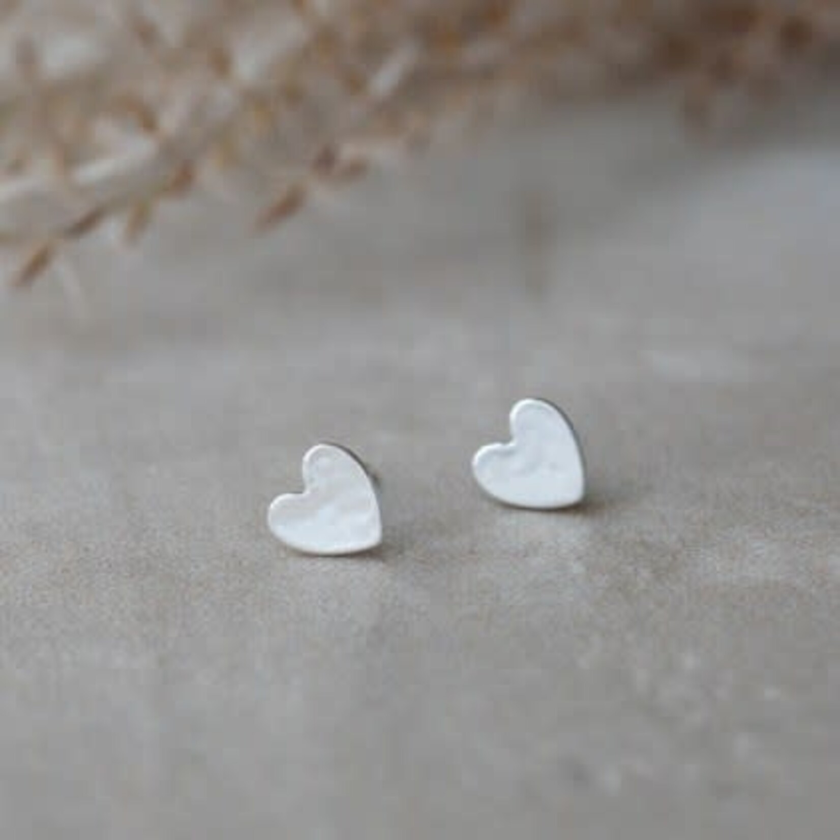Glee Amado Heart Stud Earring - Hypoallergenic/Antitarnish