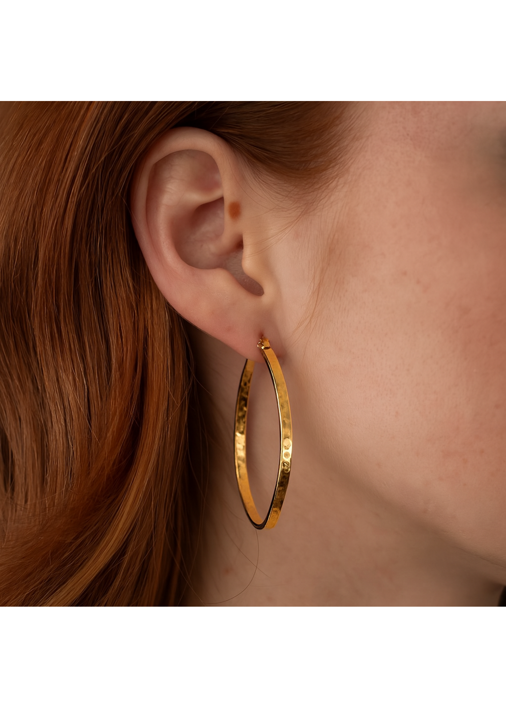 Glee Delilah Hoop Earrings Silver