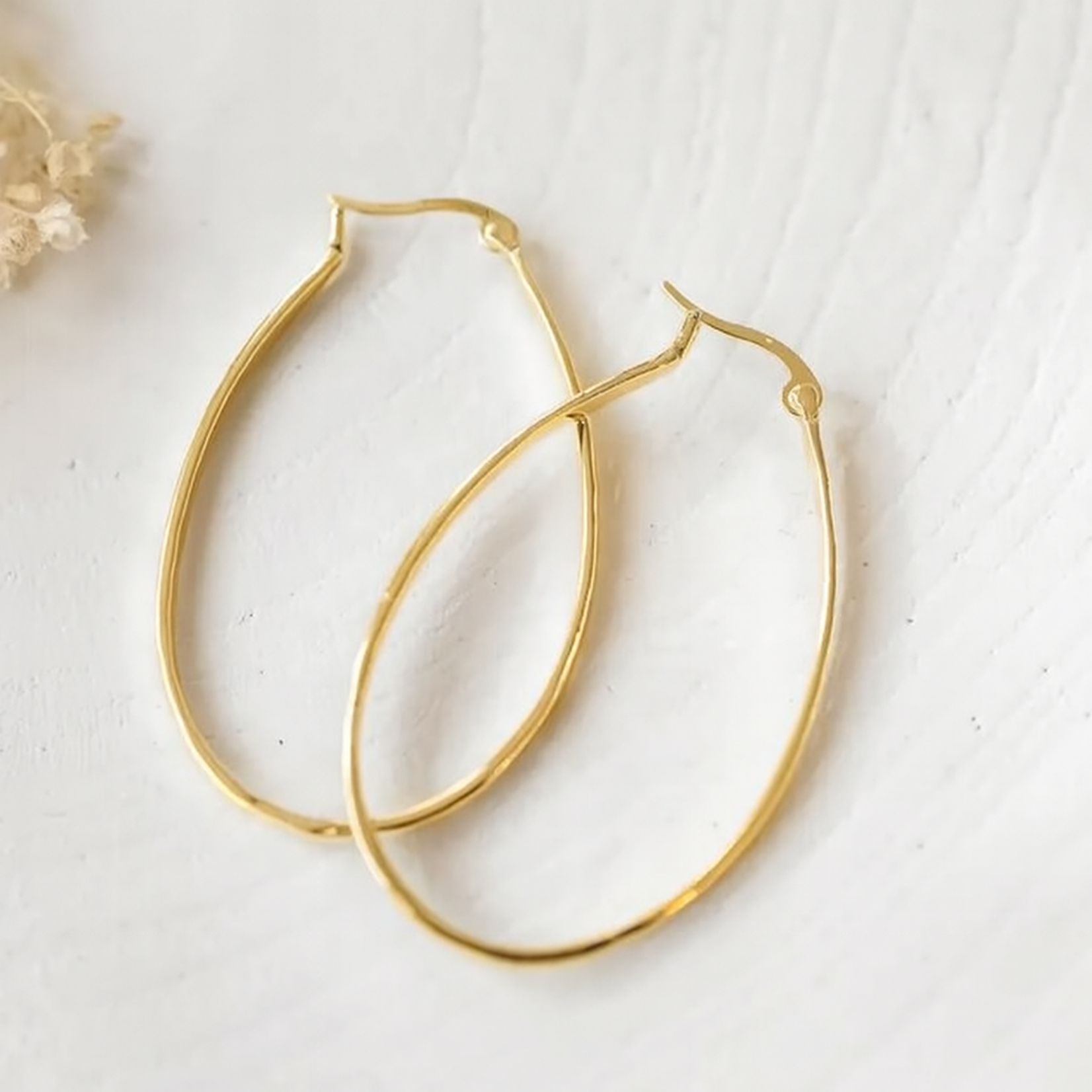 Glee Delilah Hoop Earrings Silver