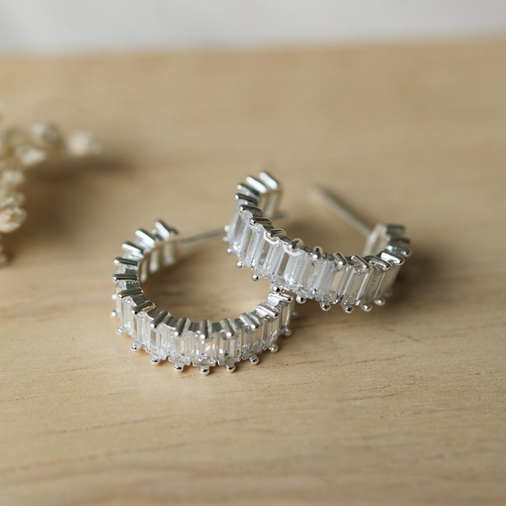 Glee Chara Hoop Earrings - Hypoallergenic/Antitarnish