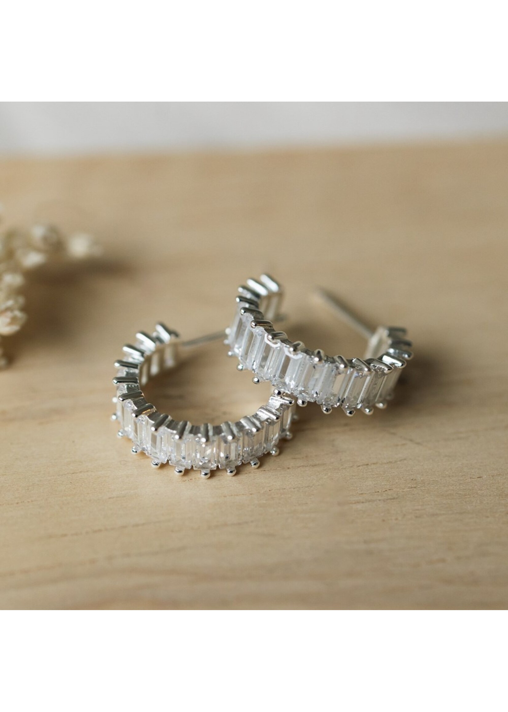 Glee Chara Hoop Earrings - Hypoallergenic/Antitarnish