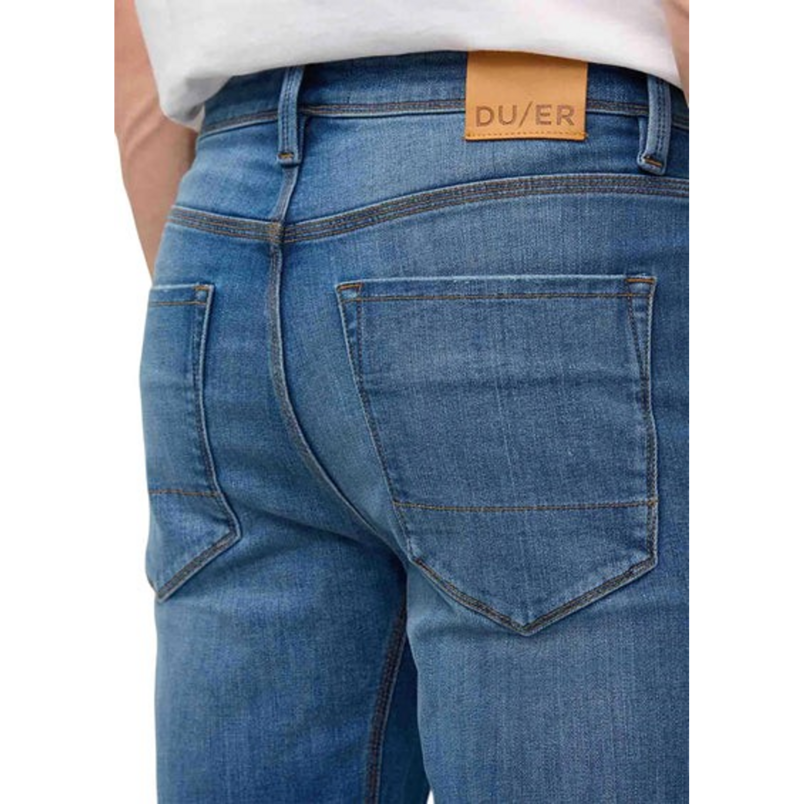 DUER MEN'S PERFORMANCE DENIM-STRAIGHT LEG