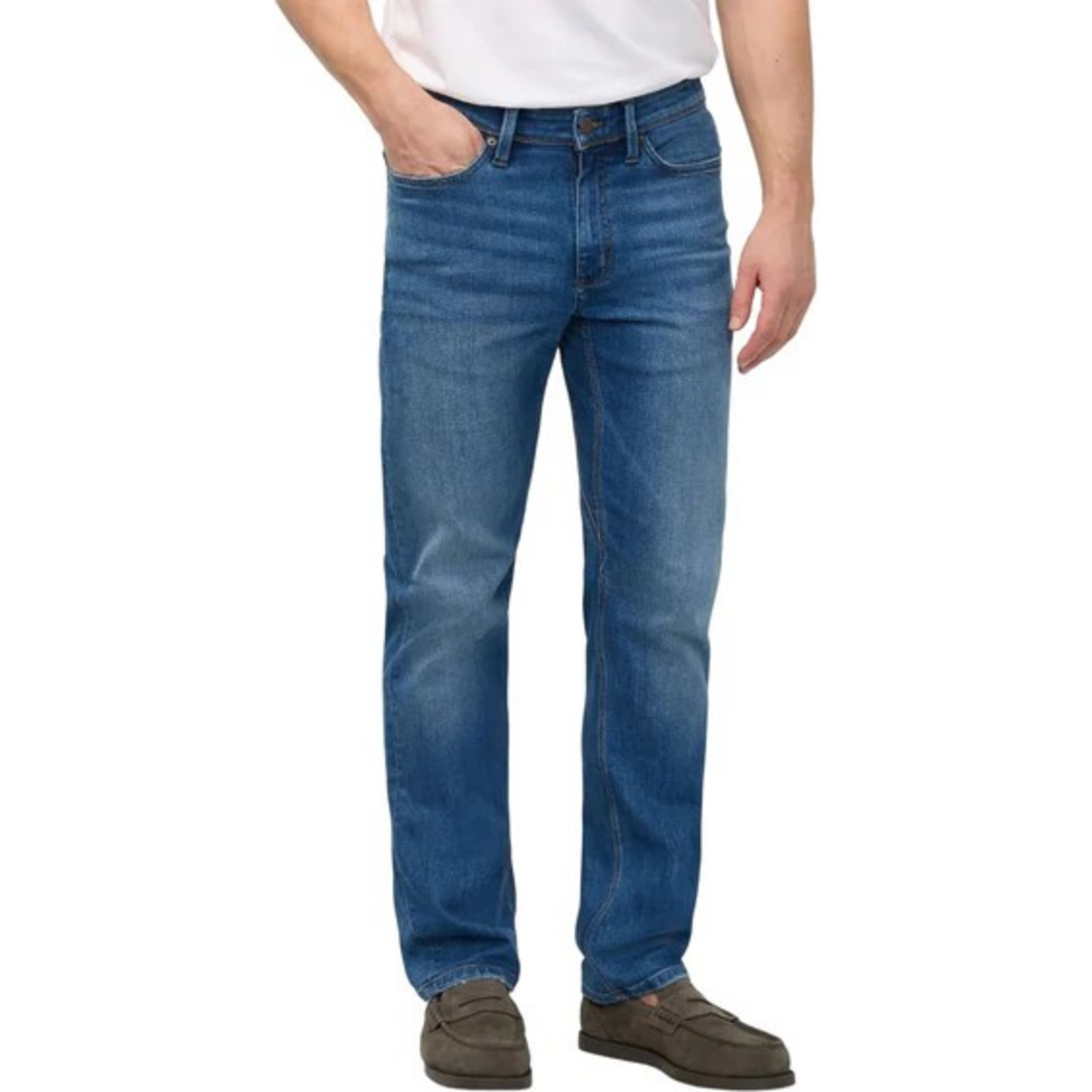 DUER MEN'S PERFORMANCE DENIM-STRAIGHT LEG