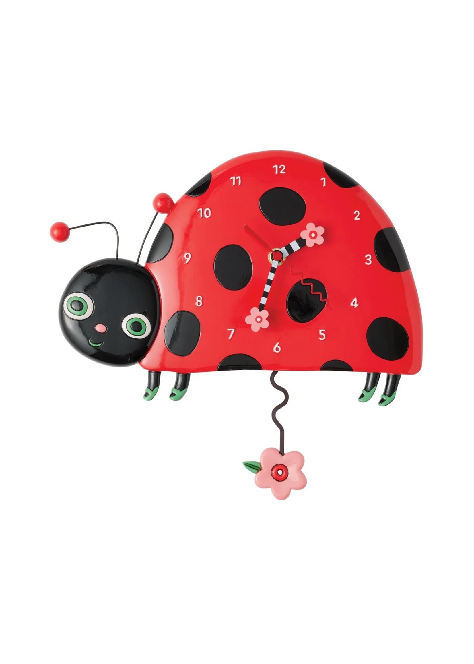 Allen Designs Dotty Ladybug Wall Clock by Michelle Allen