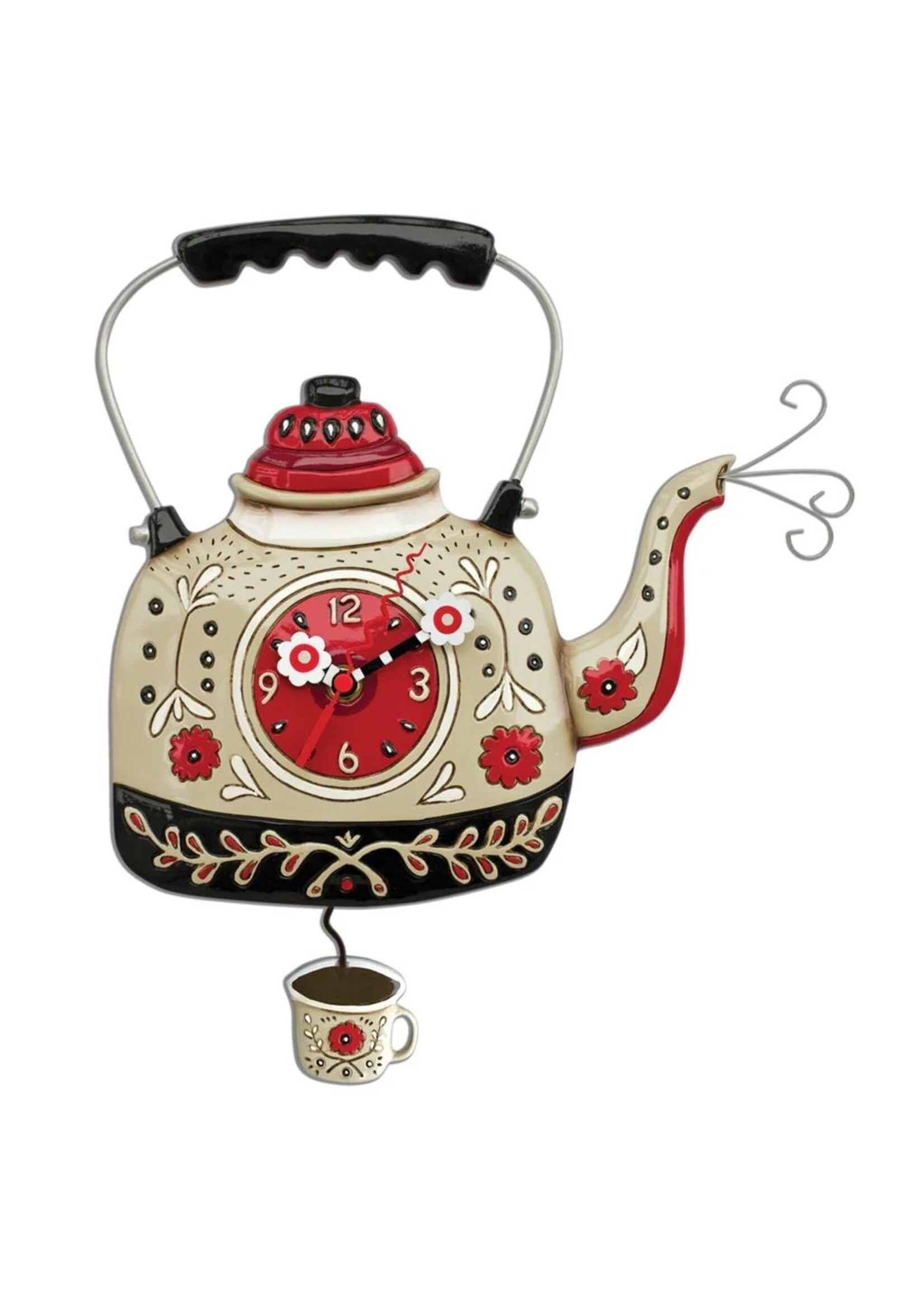 Allen Designs Kettle Wall Clock by Michelle Allen