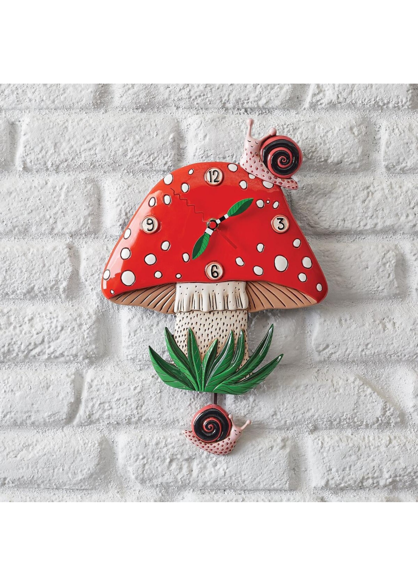 Allen Designs "Fun-Guy** Mushroom Wall Clock by Michelle Allen