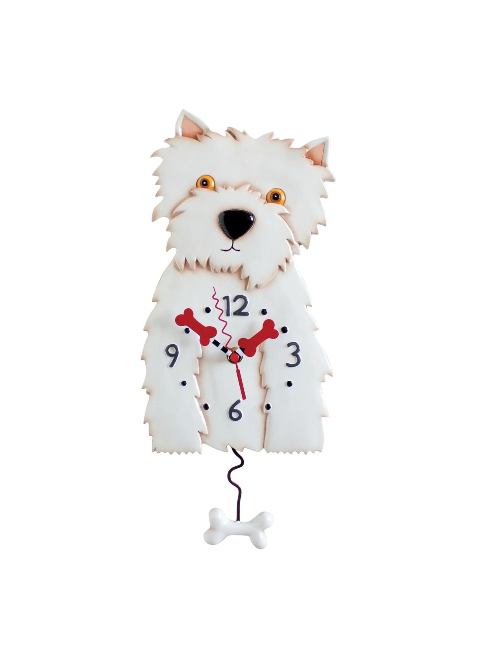 Allen Designs Westin the Terrier Wall Clock  by Michelle Allen