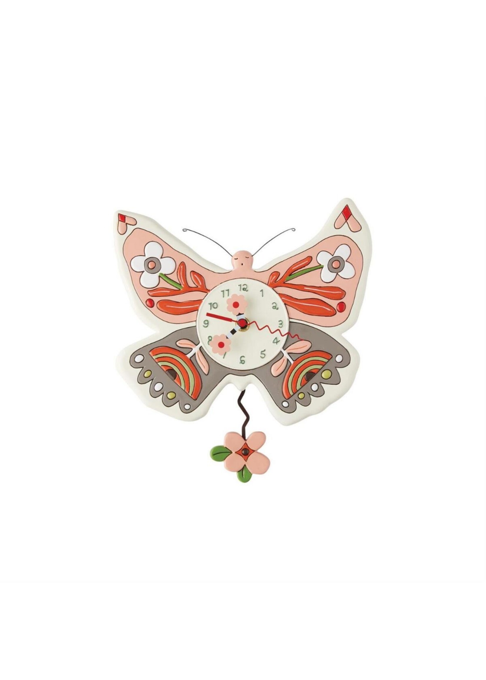 Allen Designs Luna Butterfly Wall Clock by Michelle Allen