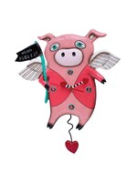 Allen Designs Pigs Fly Wall Clock