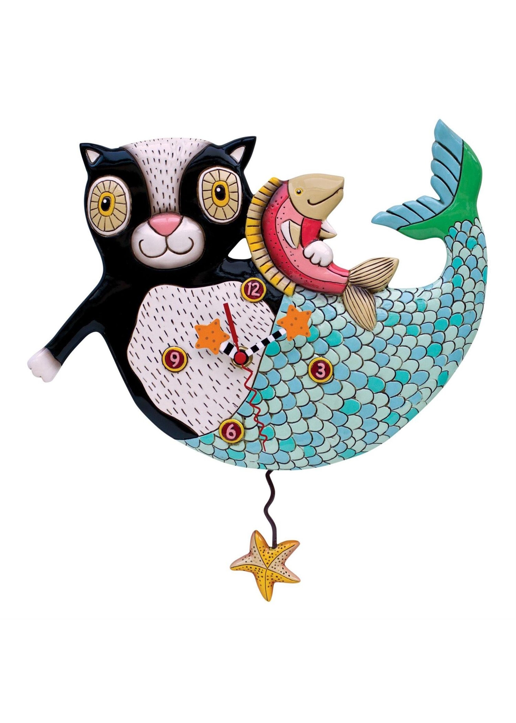 Allen Designs Mercat Wall Clock by Michelle Allen
