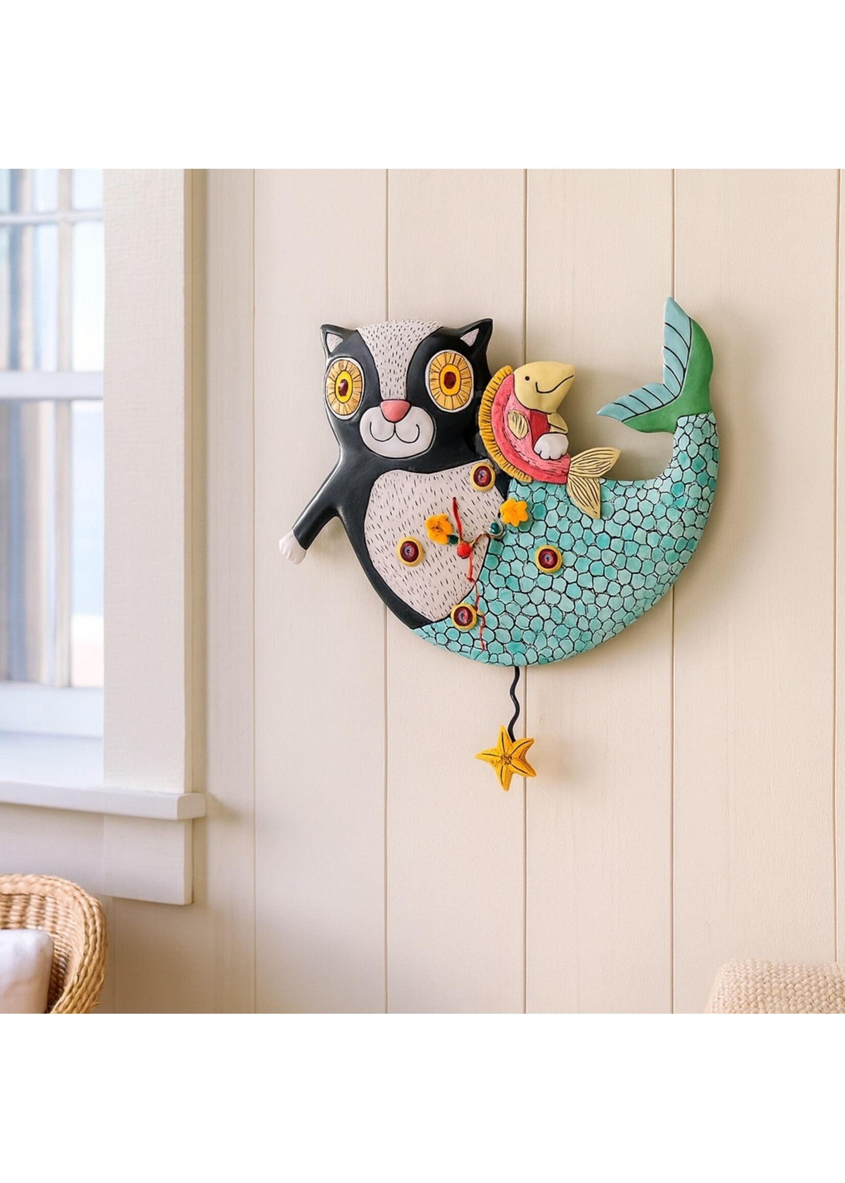 Allen Designs Mercat Wall Clock by Michelle Allen