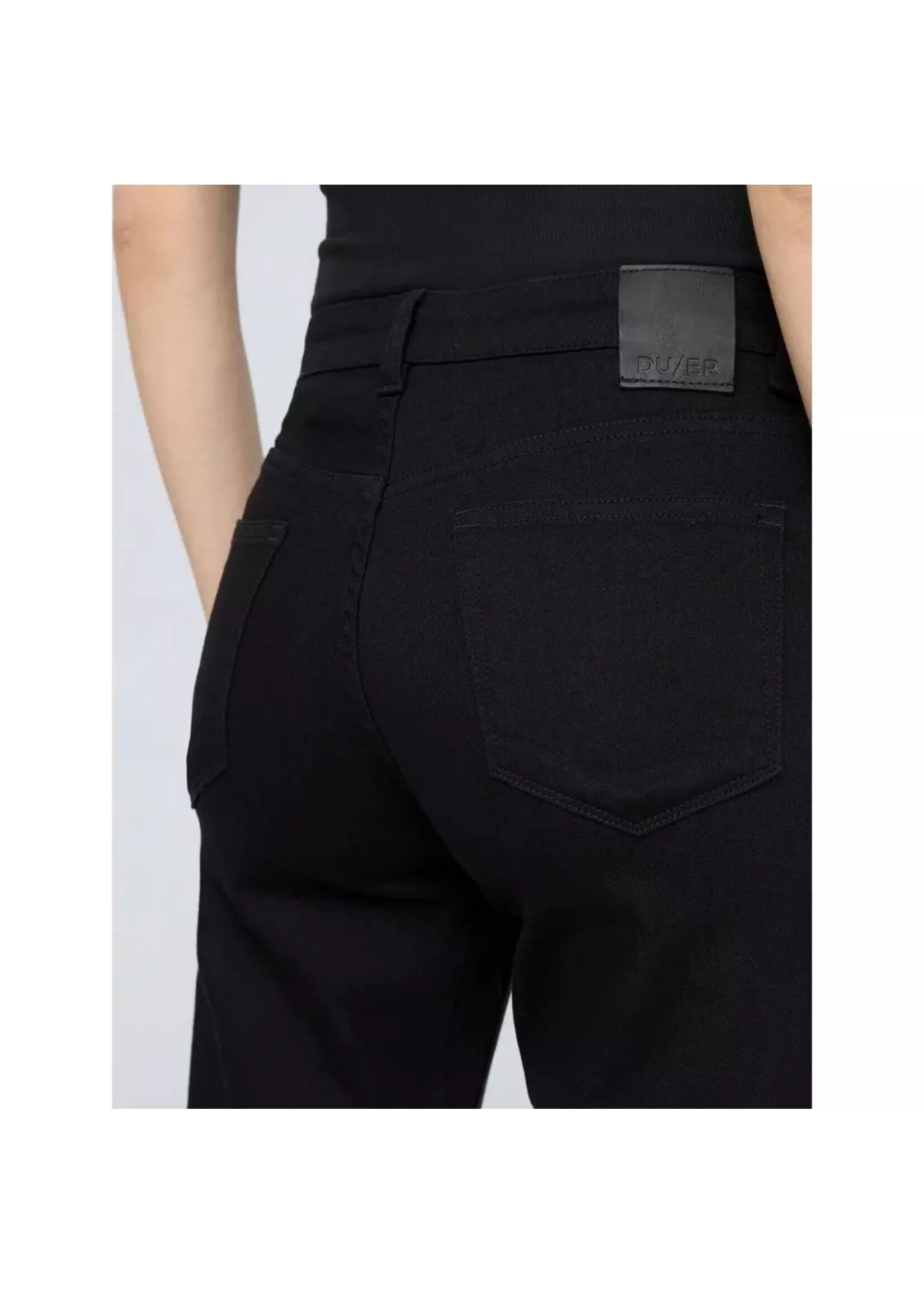 DUER WFLR2001 - Performance Denim Girlfriend Jean - Black