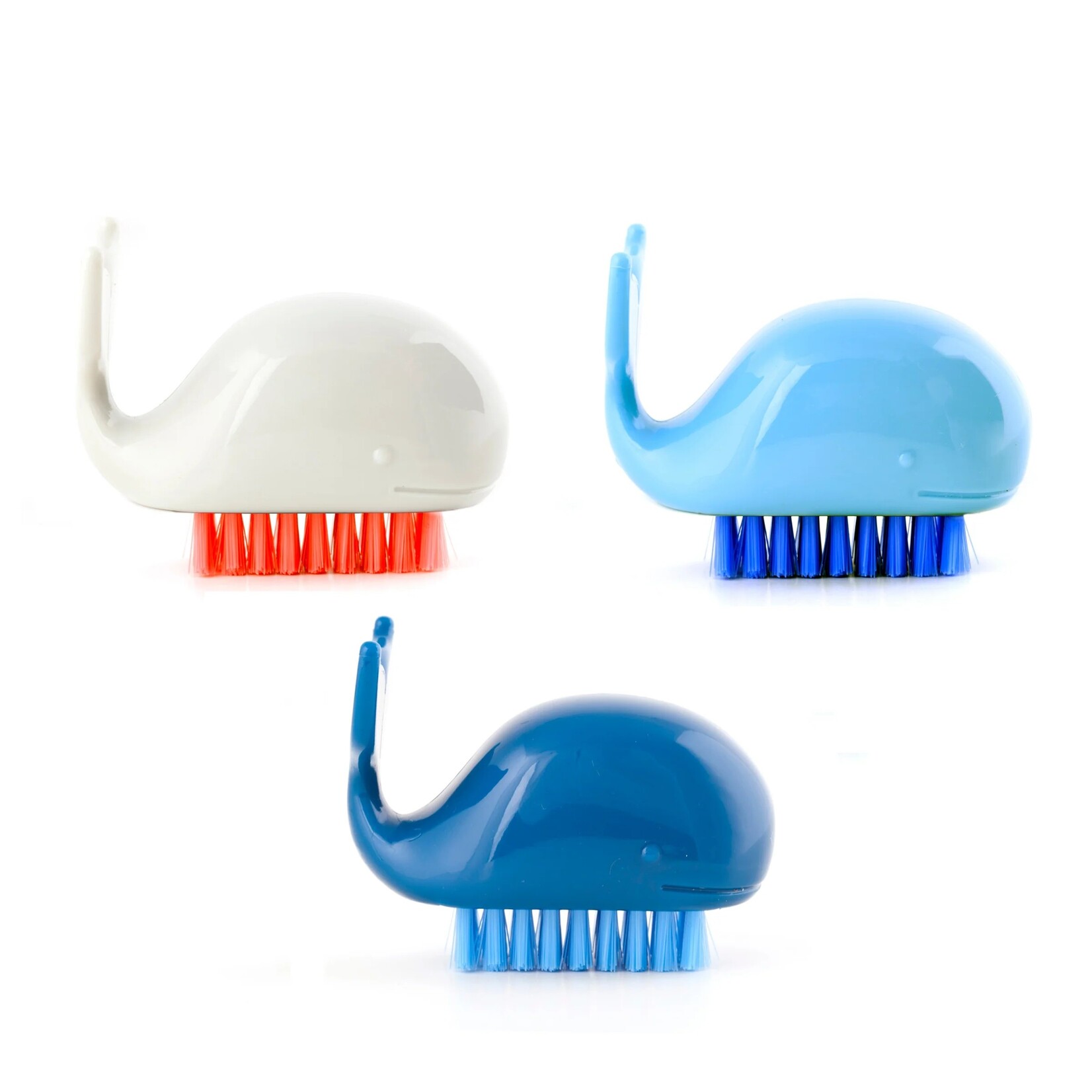 Kikkerland Whale Nail Brush - Assorted Colours
