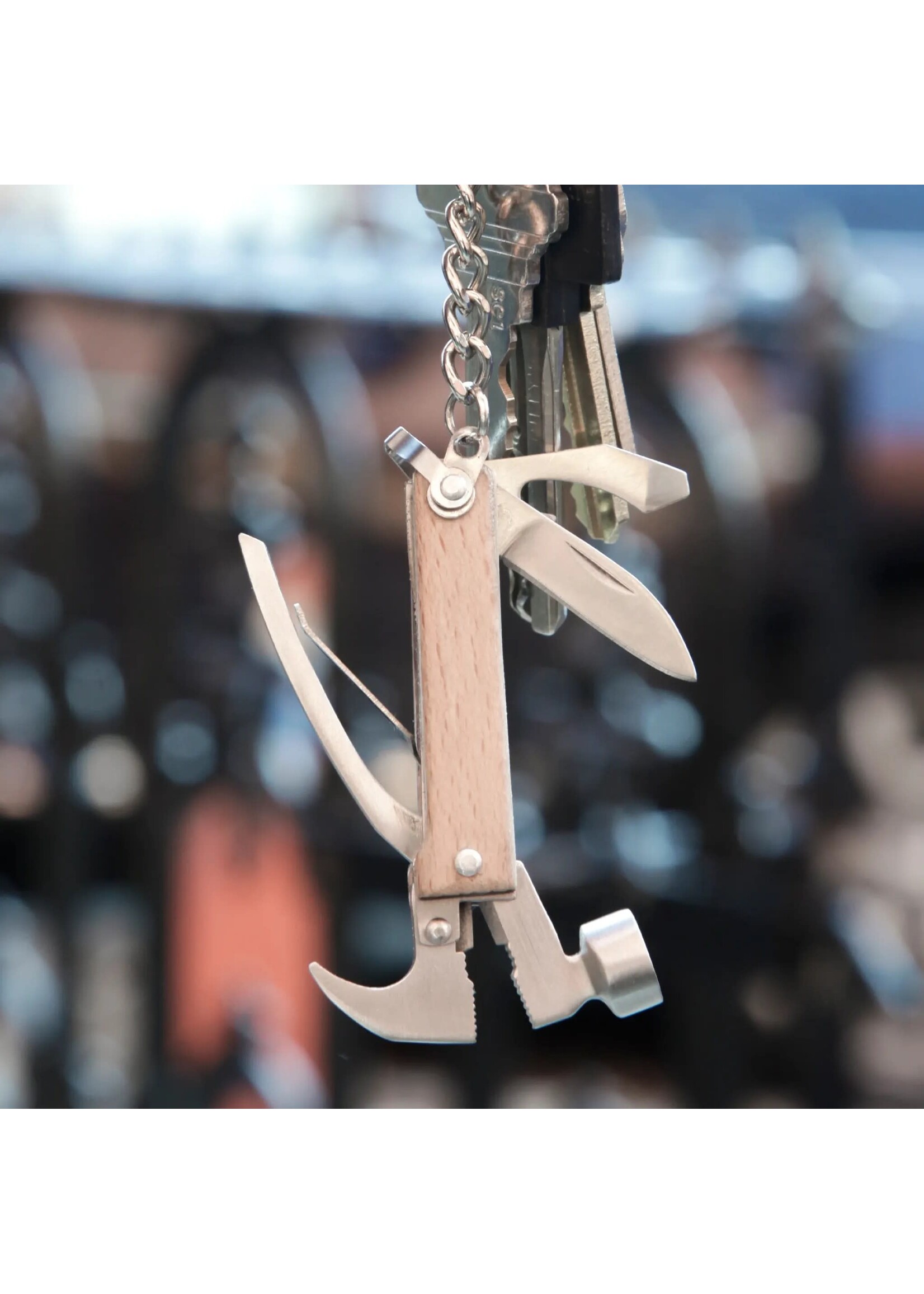 Kikkerland Mini Wooden Hammer Tool